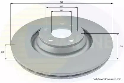ADC1490V COMLINE Тормозной диск
