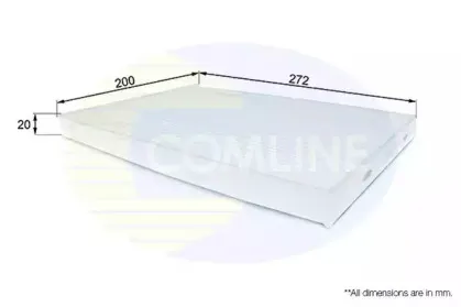 EKF190 COMLINE Фильтр, воздух во внутренном пространстве