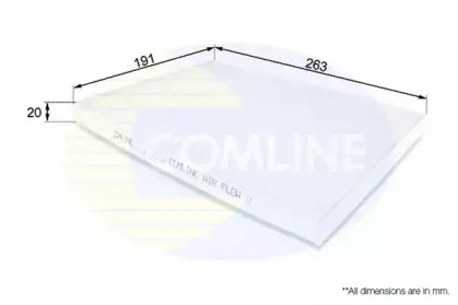 EKF191 COMLINE Фильтр, воздух во внутренном пространстве