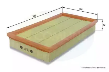 EAF478 COMLINE Воздушный фильтр