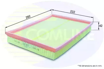 EAF487 COMLINE Воздушный фильтр