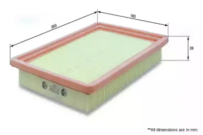 CHY12224 COMLINE Воздушный фильтр