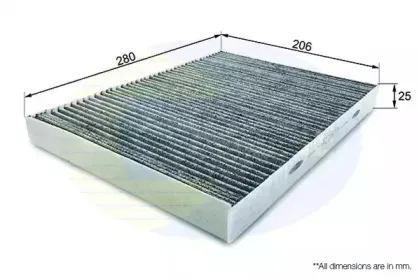 EKF112A COMLINE Фильтр, воздух во внутренном пространстве