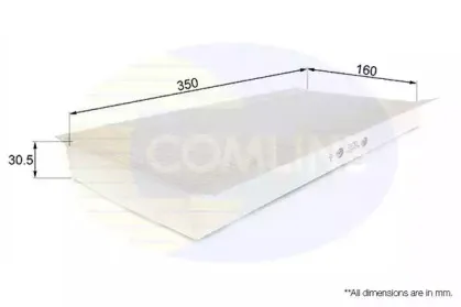 EKF113 COMLINE Фильтр, воздух во внутренном пространстве