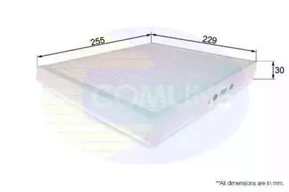 EKF123 COMLINE Фильтр, воздух во внутренном пространстве