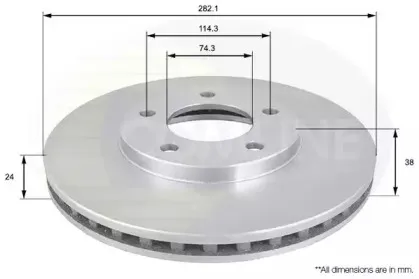 ADC2306V COMLINE Тормозной диск