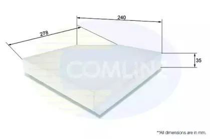 EKF106 COMLINE Фильтр, воздух во внутренном пространстве