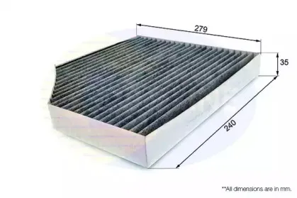EKF106A COMLINE Фильтр, воздух во внутренном пространстве