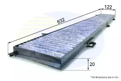 EKF107A COMLINE Фильтр, воздух во внутренном пространстве