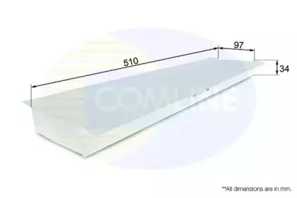 EKF155 COMLINE Фильтр, воздух во внутренном пространстве