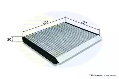 EKF203A COMLINE Фильтр, воздух во внутренном пространстве