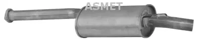 01.010 ASMET Средний глушитель выхлопных газов