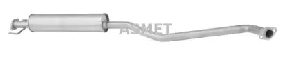 05.108 ASMET Средний глушитель выхлопных газов