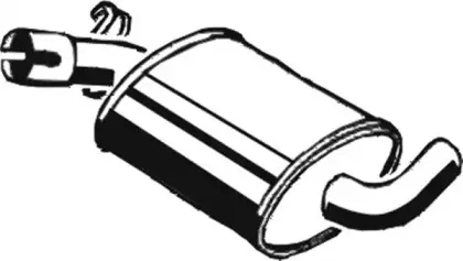 03.010 ASMET Средний глушитель выхлопных газов