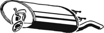 20.015 ASMET Глушитель выхлопных газов конечный