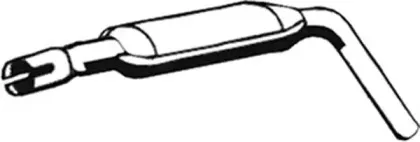 18.032 ASMET Средний глушитель выхлопных газов