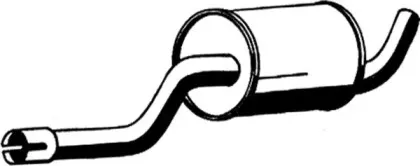 18.036 ASMET Средний глушитель выхлопных газов