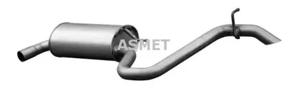 28.017 ASMET Глушитель выхлопных газов конечный
