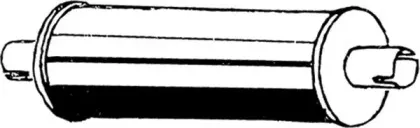 24.055 ASMET Глушитель выхлопных газов конечный