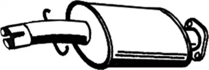 24004 ASMET Средний глушитель выхлопных газов