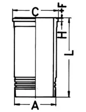 89864110 KOLBENSCHMIDT Гильза цилиндра