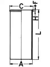 89850190 KOLBENSCHMIDT Гильза цилиндра