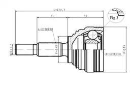 C.352 STATIM Шарнирный комплект, приводной вал