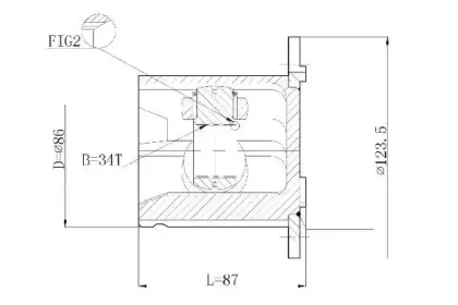 CW.060 STATIM Шарнирный комплект, приводной вал