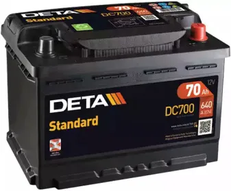 DC700 DETA Стартерная аккумуляторная батарея