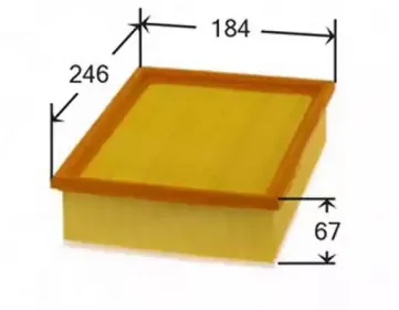 A0216 JS ASAKASHI Воздушный фильтр