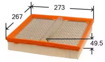 A0266 JS ASAKASHI Воздушный фильтр