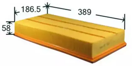 A0368 JS ASAKASHI Воздушный фильтр