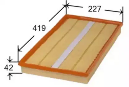 A0374 JS ASAKASHI Воздушный фильтр