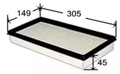 A1505 JS ASAKASHI Воздушный фильтр