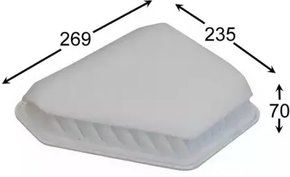 A1517 JS ASAKASHI Воздушный фильтр