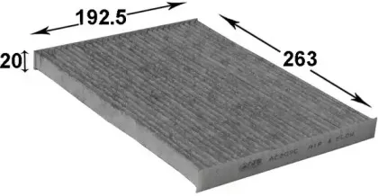 AC207C JS ASAKASHI Фильтр, воздух во внутренном пространстве