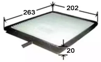 AC2504 JS ASAKASHI Фильтр, воздух во внутренном пространстве