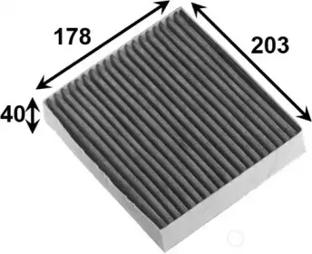 AC3501C JS ASAKASHI Фильтр, воздух во внутренном пространстве