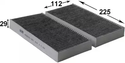 AC803CSET JS ASAKASHI Фильтр, воздух во внутренном пространстве