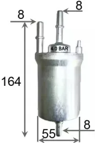 FS0061 JS ASAKASHI Топливный фильтр