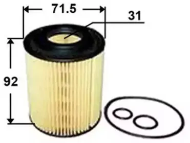OE0003 JS ASAKASHI Масляный фильтр