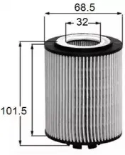 OE0044 JS ASAKASHI Масляный фильтр