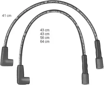 CLS212 CHAMPION Комплект проводов зажигания