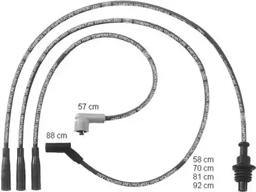 CLS226 CHAMPION Комплект проводов зажигания