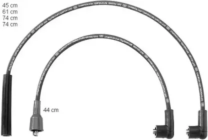 CLS258 CHAMPION Комплект проводов зажигания