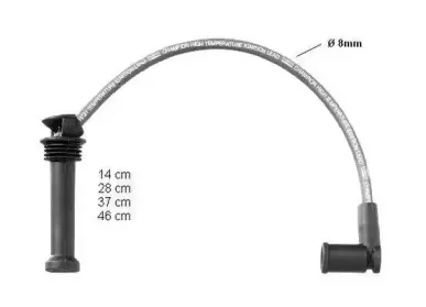 CLS074 CHAMPION Комплект проводов зажигания