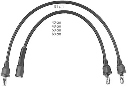 CLS166 CHAMPION Комплект проводов зажигания