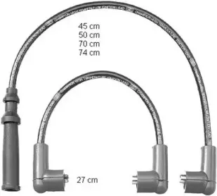 CLS182 CHAMPION Комплект проводов зажигания