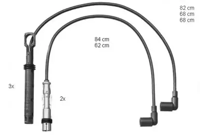 CLS184 CHAMPION Комплект проводов зажигания