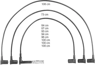 CLS217 CHAMPION Комплект проводов зажигания